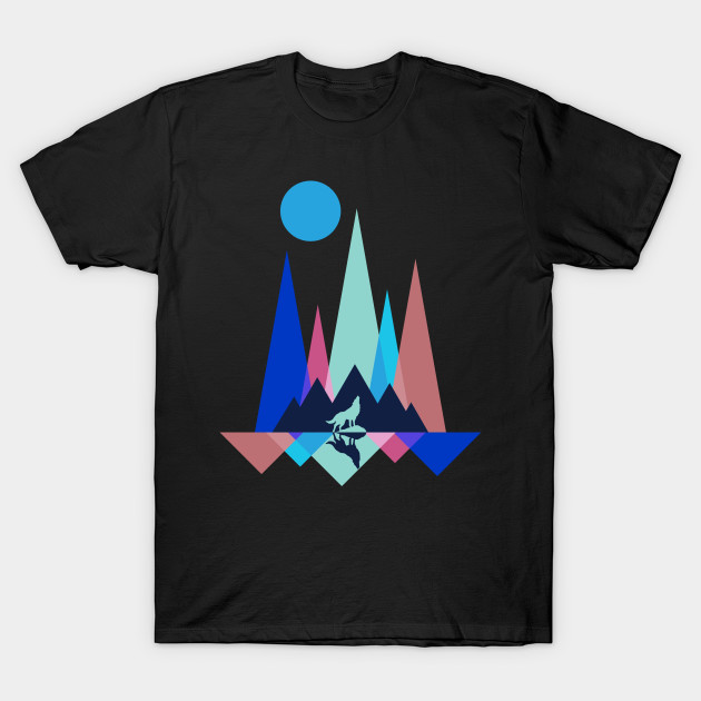 Mountain Polygon Wolf
